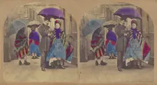 The Wet Day., about 1860. Creator: New York Stereoscopic Company