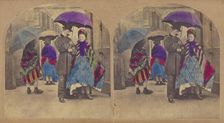 The Wet Day., about 1860. Creator: New York Stereoscopic Company