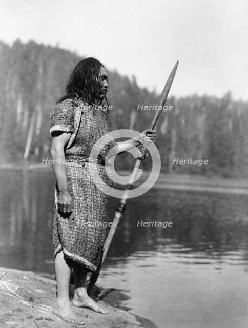 The whaler-Clayoquot, c1910. Creator: Edward Sheriff Curtis.