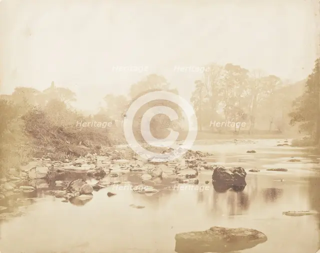 The Wharfe, Yorkshire, 1853-56. Creator: John Dillwyn Llewelyn.