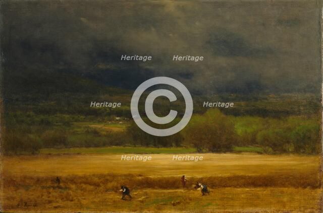 The Wheat Field, c. 1875-1877. Creator: George Inness (American, 1825-1894).