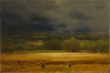 The Wheat Field, c. 1875-1877. Creator: George Inness (American, 1825-1894)