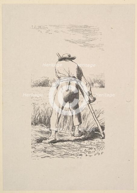 The Wheat Reaper, 1853. Creator: Jacques-Adrien Lavieille.