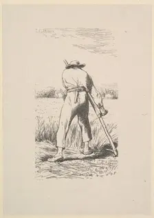 The Wheat Reaper, 1853. Creator: Jacques-Adrien Lavieille