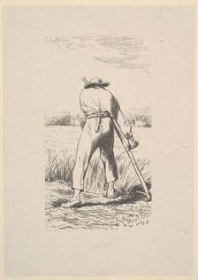 The Wheat Reaper, 1853. Creator: Jacques-Adrien Lavieille