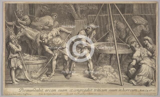 The Wheat & The Chaff, 1728. Creator: Johann Jakob Frey the Elder.