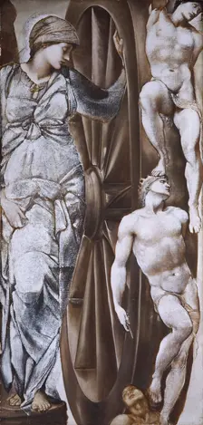 The wheel of fortune c1882. Creator: Sir Edward Coley Burne-Jones