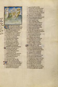 The Wheel of Fortune; Roman de la Rose, about 1405. Creator: Unknown