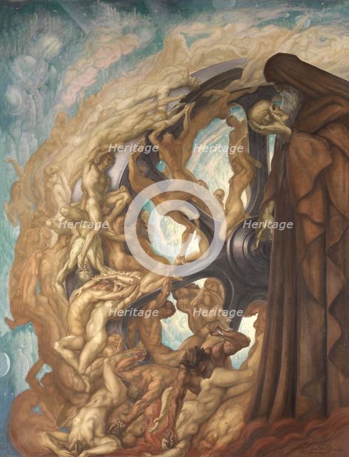 The Wheel of the World, 1940. Creator: Jean Delville.