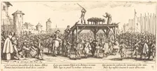 The Wheel, c. 1633. Creator: Jacques Callot