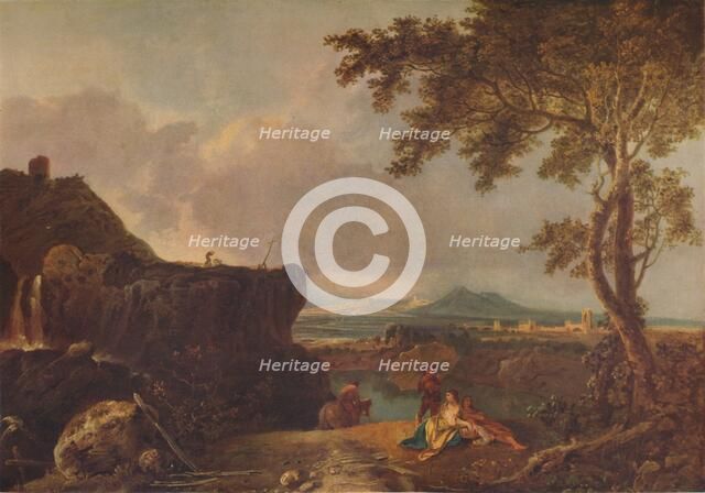 'The White Monk II', c1775, (1938). Artist: Richard Wilson.