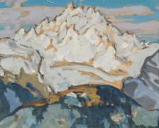 The White Mountain Top. Study from Switzerland. Creator: Anna Katarina Boberg