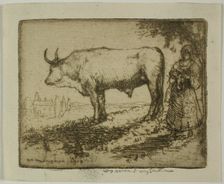 The White Ox, 1905. Creator: Donald Shaw MacLaughlan