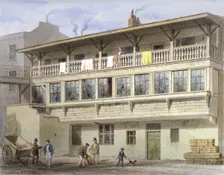 The White Bear Inn on Piccadilly, Westminster, London, 1856. Artist: Thomas Hosmer Shepherd