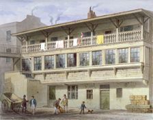 The White Bear Inn on Piccadilly, Westminster, London, 1856. Artist: Thomas Hosmer Shepherd