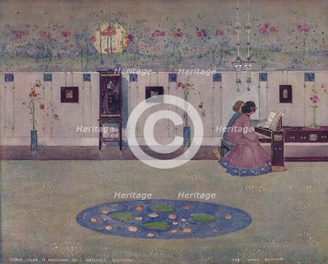 'The White Boudoir', c1905. Artist: George Logan