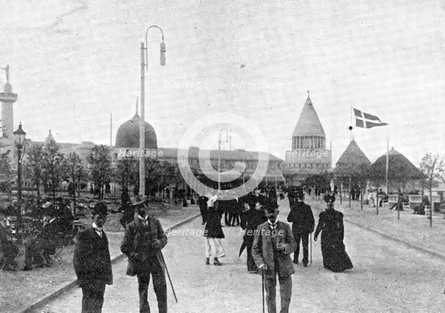 The White City on the Seashore: Danish National Exhibition - general view in the grounds..., 1909. Creator: Hermansen.