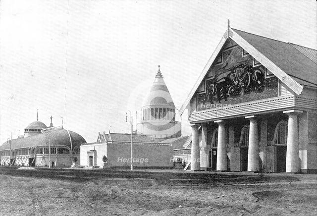 The White City on the Seashore: the Danish National Exhibition - Hall of Agriculture, 1909. Creator: Hermansen.
