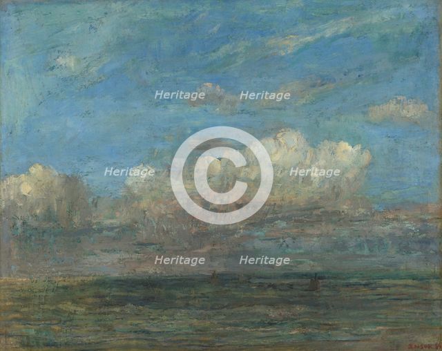 The White Cloud, 1884. Creator: James Ensor.