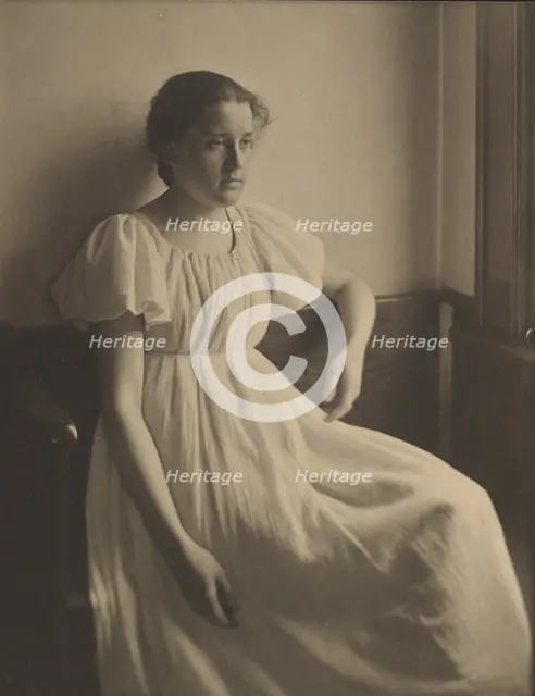 The White Dress, 1897. Creator: Clarence H White.