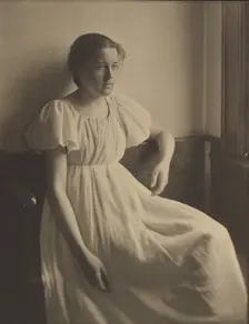 The White Dress, 1897. Creator: Clarence H White