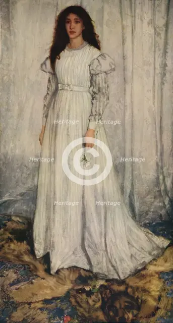 'The White Girl', 1862. Artist: James Abbott McNeill Whistler.