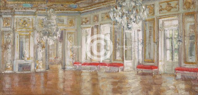 The White Hall, c. 1907. Creator: Sredin, Alexander Valentinovich (1872-1934).