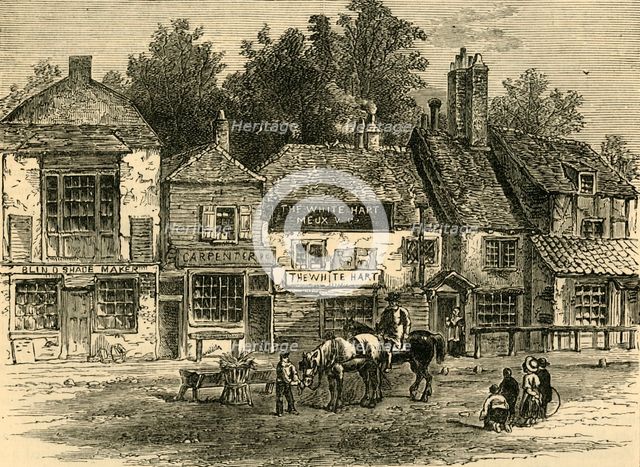 'The "White Hart", Knightsbridge, 1820', (c1876). Creator: Unknown.