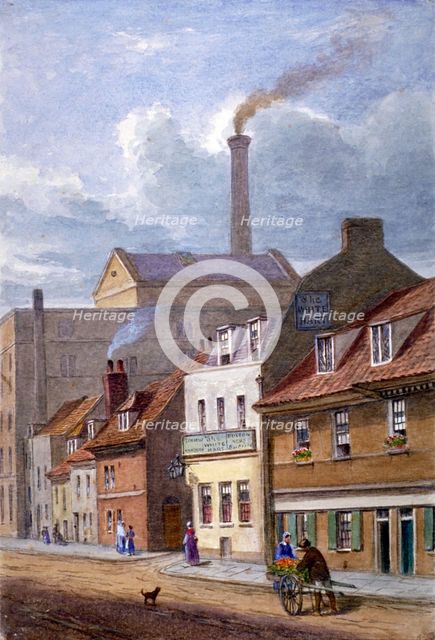 The White Hart Inn, High Street, Shadwell, London, c1865. Artist: JT Wilson