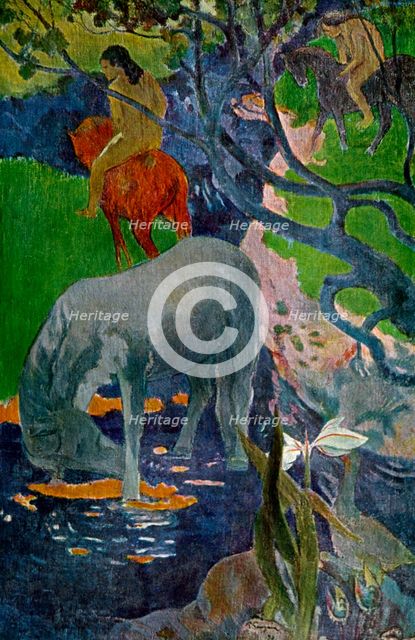 'The White Horse', 1898 (1939).Artist: Paul Gauguin