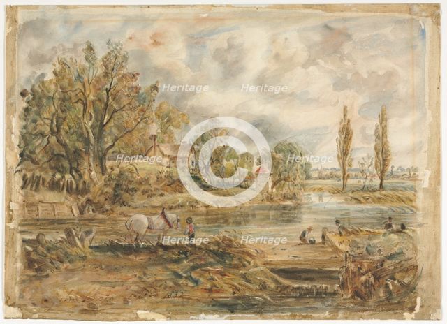 The White Horse. Creator: John Constable (British, 1776-1837), imitator of.