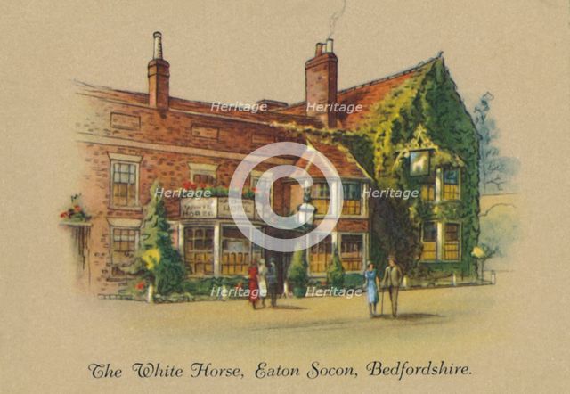 'The White Horse, Eaton Socon, Bedfordshire', 1939. Artist: Unknown.