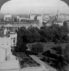 The White House and the Treasury Building, Washington DC, USA.Artist: Underwood & Underwood