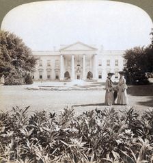 The White House, the historic residence of the Nation's Chief - north front-Washington, D.C. 1908 Creator: Underwood & Underwood
