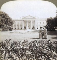 The White House, the historic residence of the Nation's Chief - north front-Washington, D.C. 1908 Creator: Underwood & Underwood