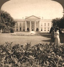 The White House, Washington D.C 1908. Creator: Works and Sun Sculpture Studios