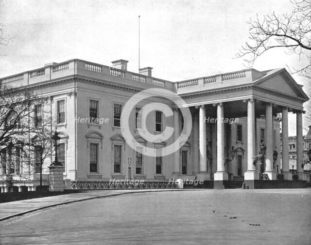 The White House, Washington DC, USA, c1900. Creator: Unknown.