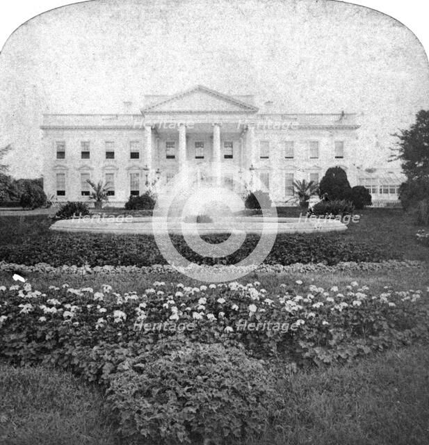 The White House, Washington, DC, USA, early 20th century.Artist: Underwood & Underwood