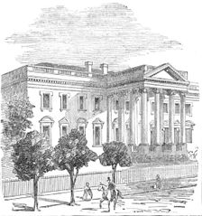 The White House, Washington, where the wounded President lies, 1881. Creator: Unknown
