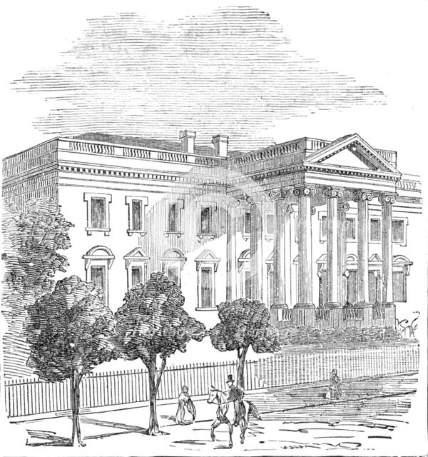 The White House, Washington, where the wounded President lies, 1881. Creator: Unknown.