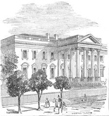 The White House, Washington, where the wounded President lies, 1881. Creator: Unknown