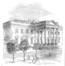 "The White House", Washington, the residence of the President of the United States, 1860. Creator: Unknown
