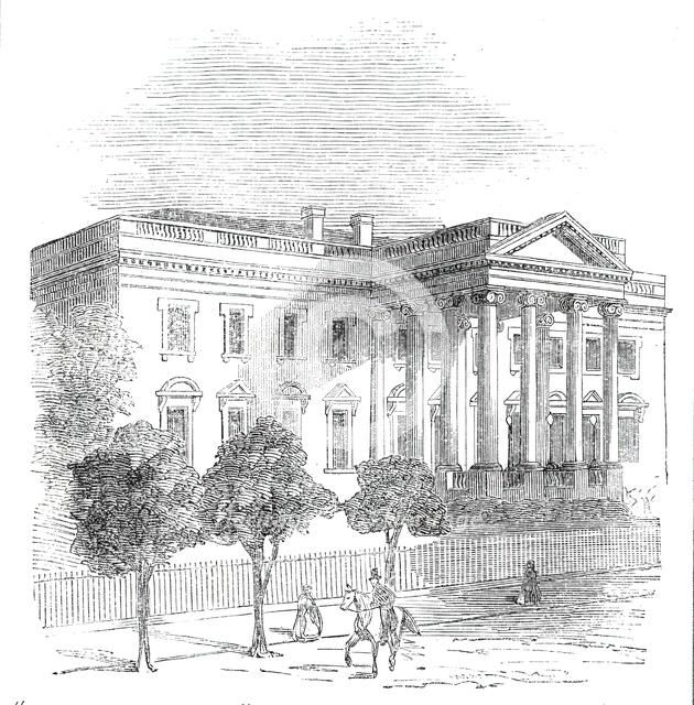 "The White House", Washington, the residence of the President of the United States, 1860. Creator: Unknown.