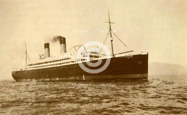 'The White Star Liner "Doric" (16,484 Tons), . Creator: Unknown.