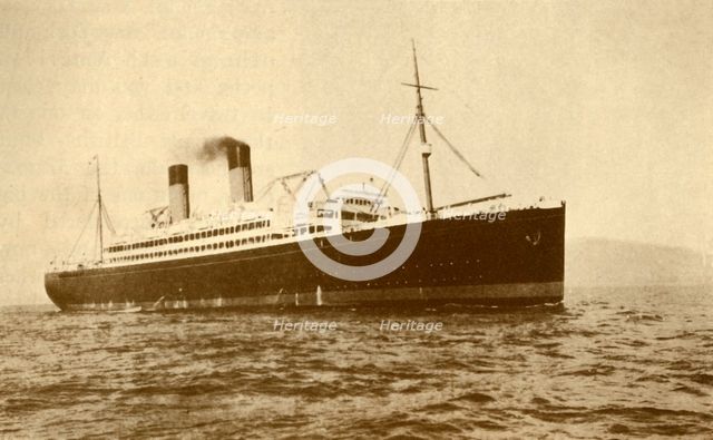 'The White Star Liner "Doric" (16,484 Tons), . Creator: Unknown.