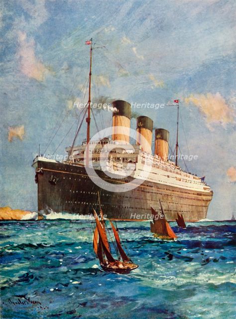 'The White Star Liner "Majestic", . Creator: Unknown.