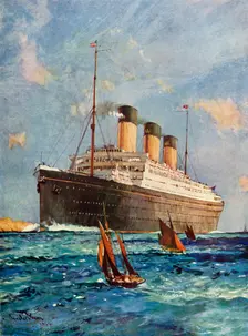 The White Star Liner "Majestic", . Creator: Unknown