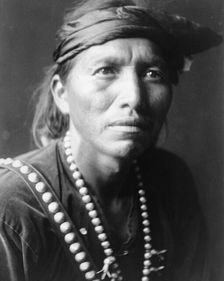 The White Singer, c1906. Creator: Edward Sheriff Curtis