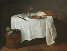 The White Tablecloth, 1731/32. Creator: Jean-Simeon Chardin