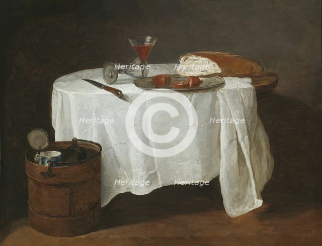 The White Tablecloth, 1731/32. Creator: Jean-Simeon Chardin.